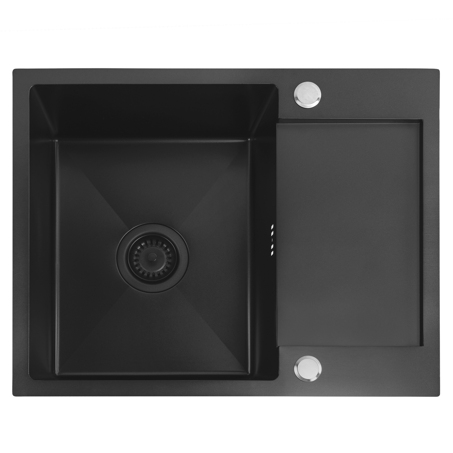 Edelstahlspüle Paul Black mit Küchenarmatur 2