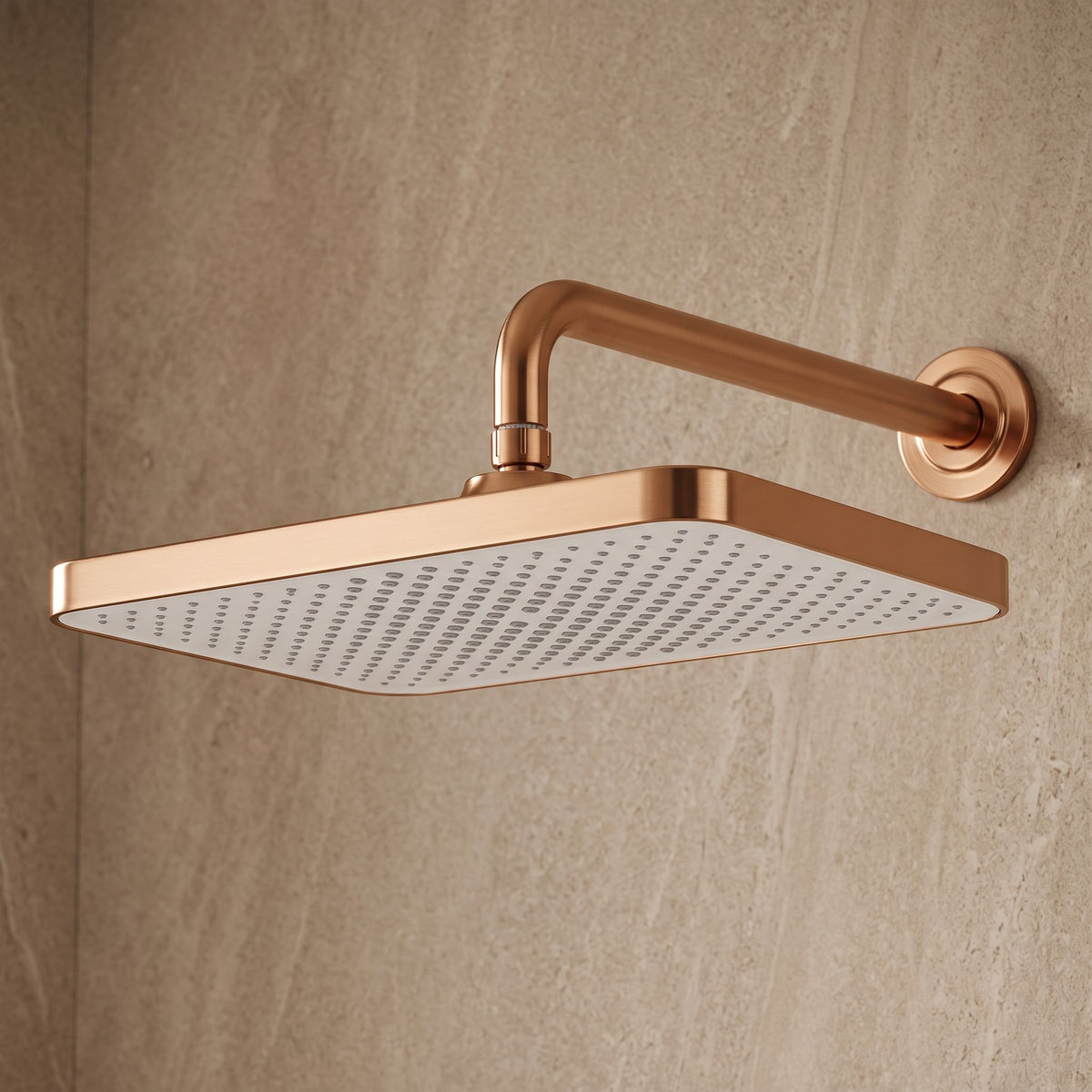 Rechteckige Regendusche REA JS-032 Brushed Copper 6