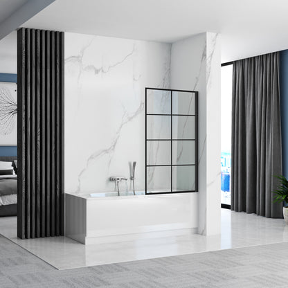 Badewanneaufsatz Rea Lagos-1 Fix 70 Black  2