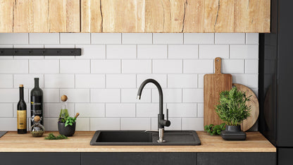 Spülbecken granit DAG black nakrapiany  5