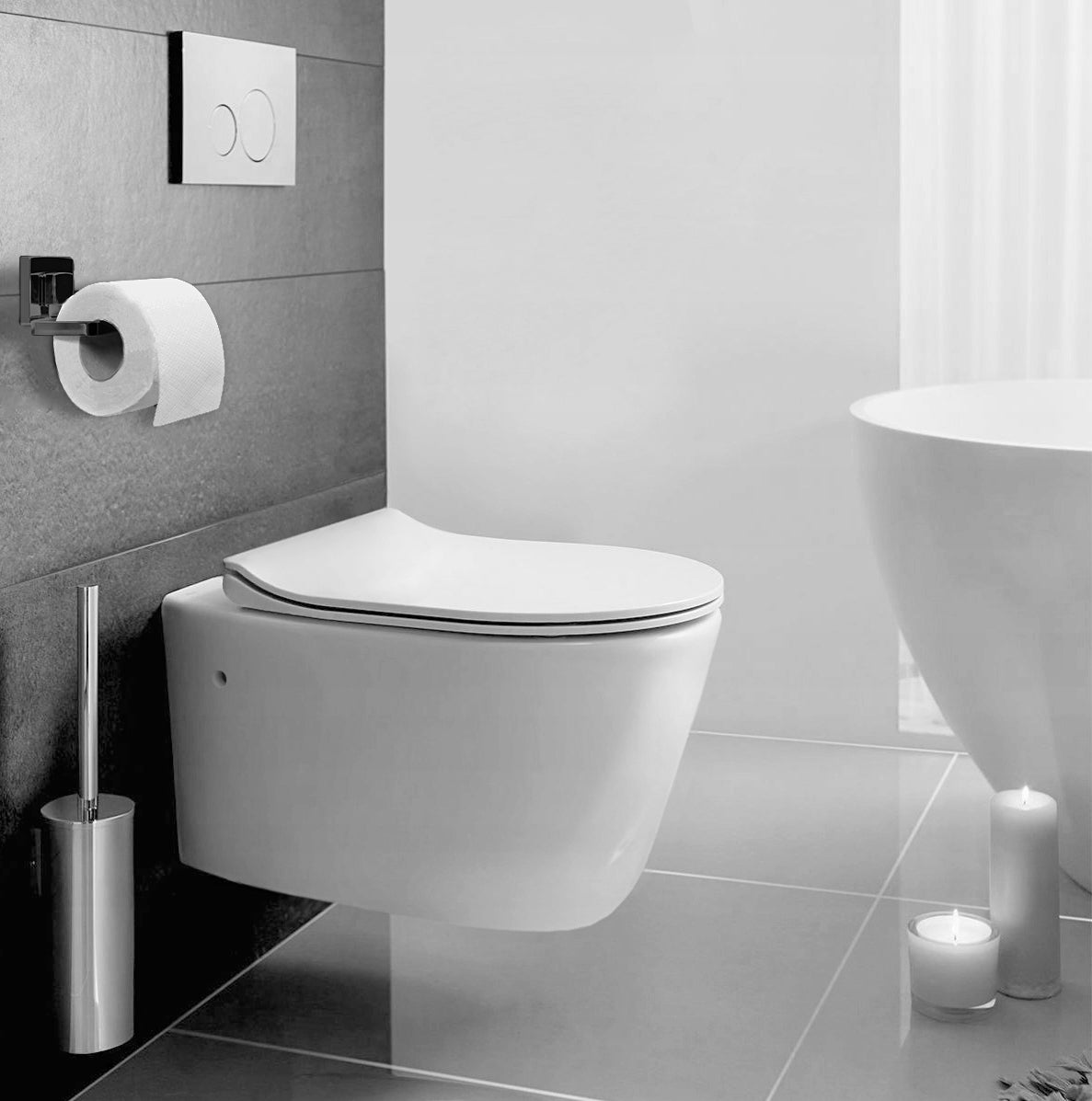 Halter Für Toilettenpapier Black 381698  2