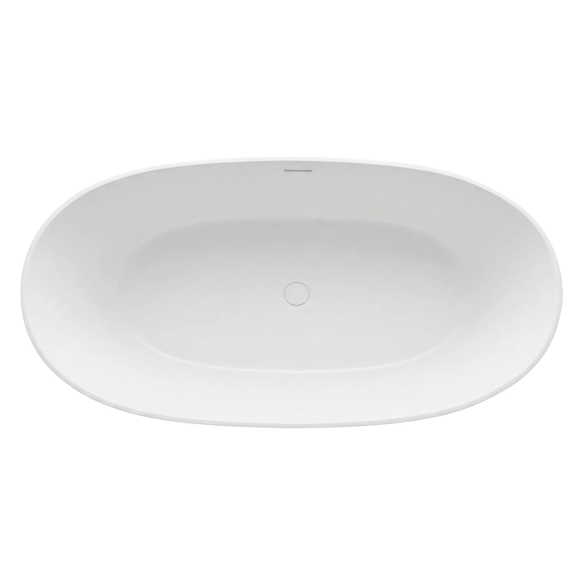 Freistehende Acrylbadewanne ROMA  170 Gebürstete Gold Stöpselabdeckung 6