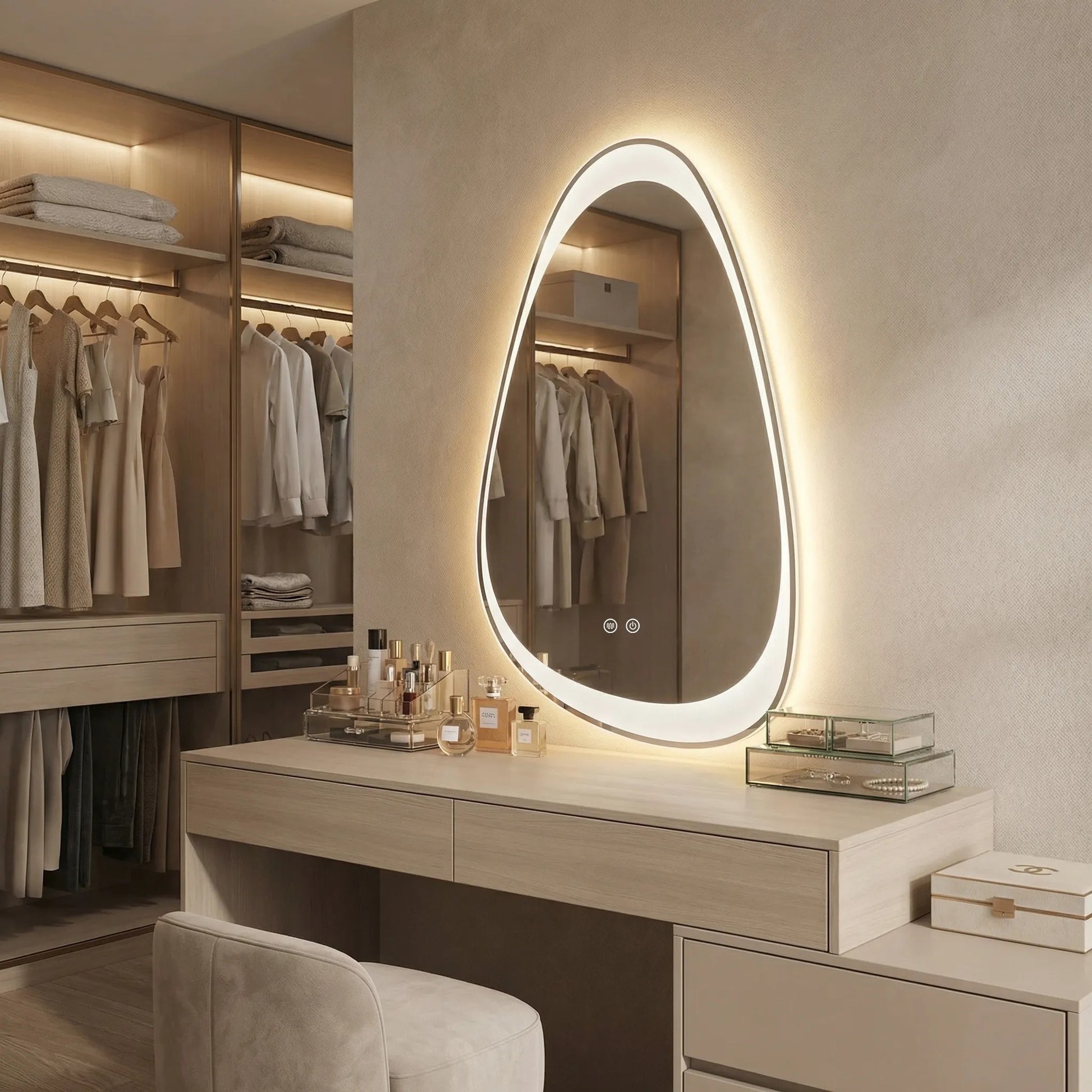 Spiegel LED ART 90x50 cm  6
