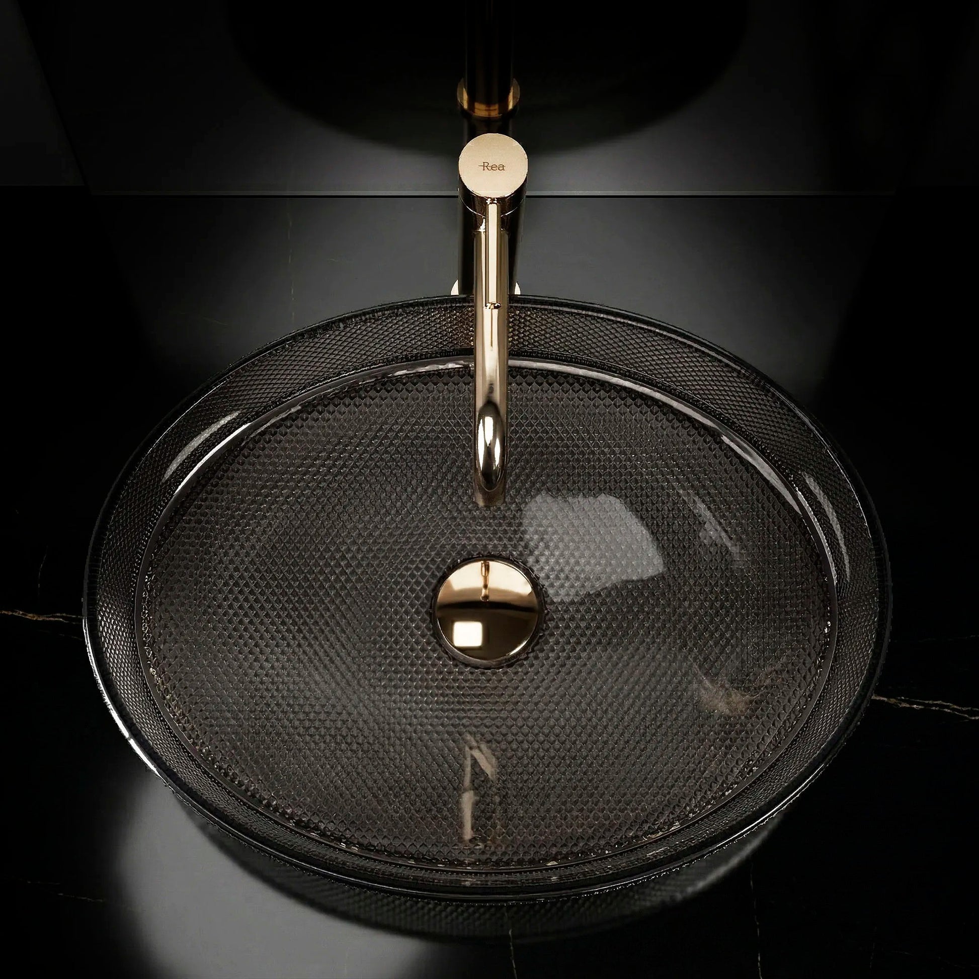 Aufsatzwaschbecken REA Mirella Black  6