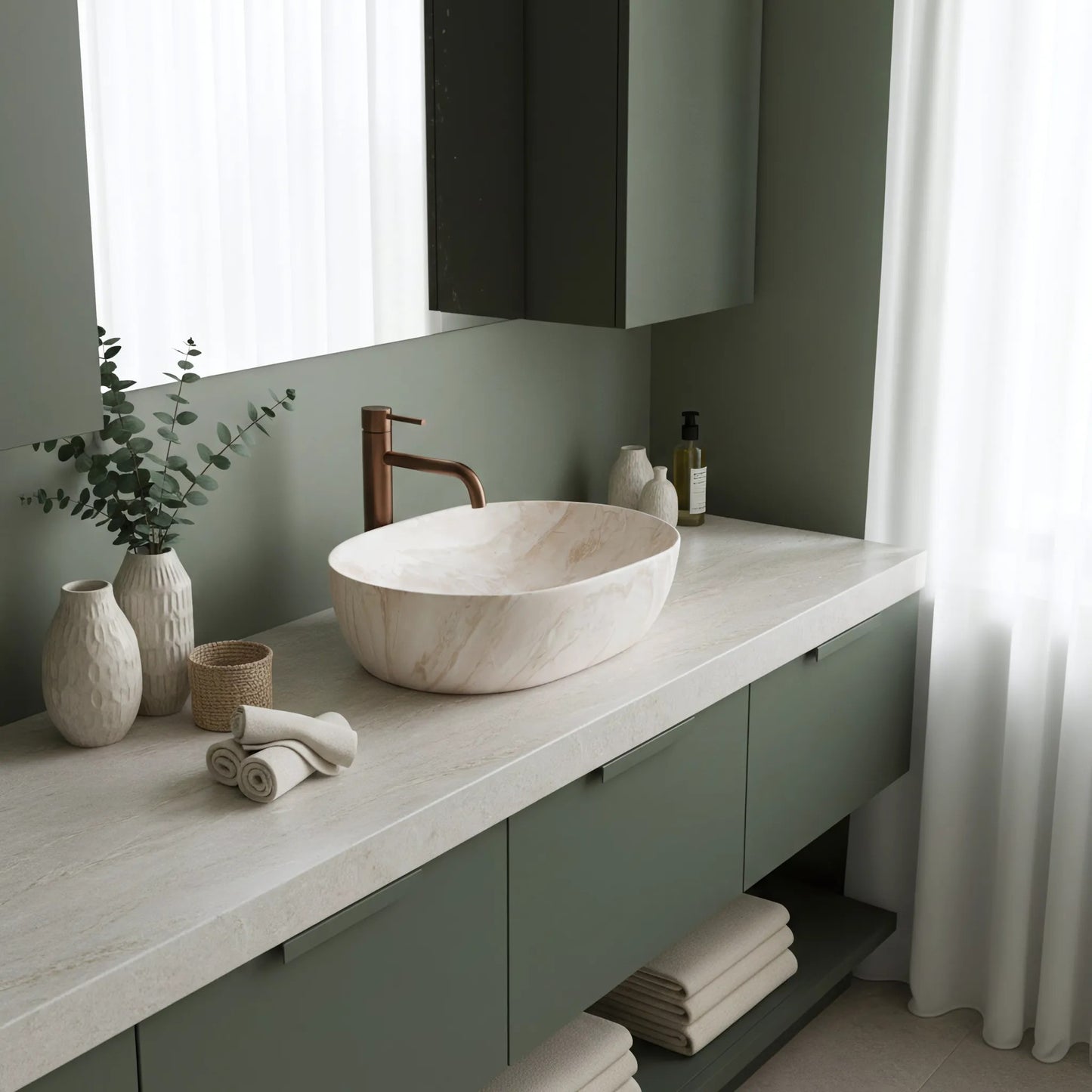 Aufsatzwaschbecken Rea Amelia Kallisto 48  6