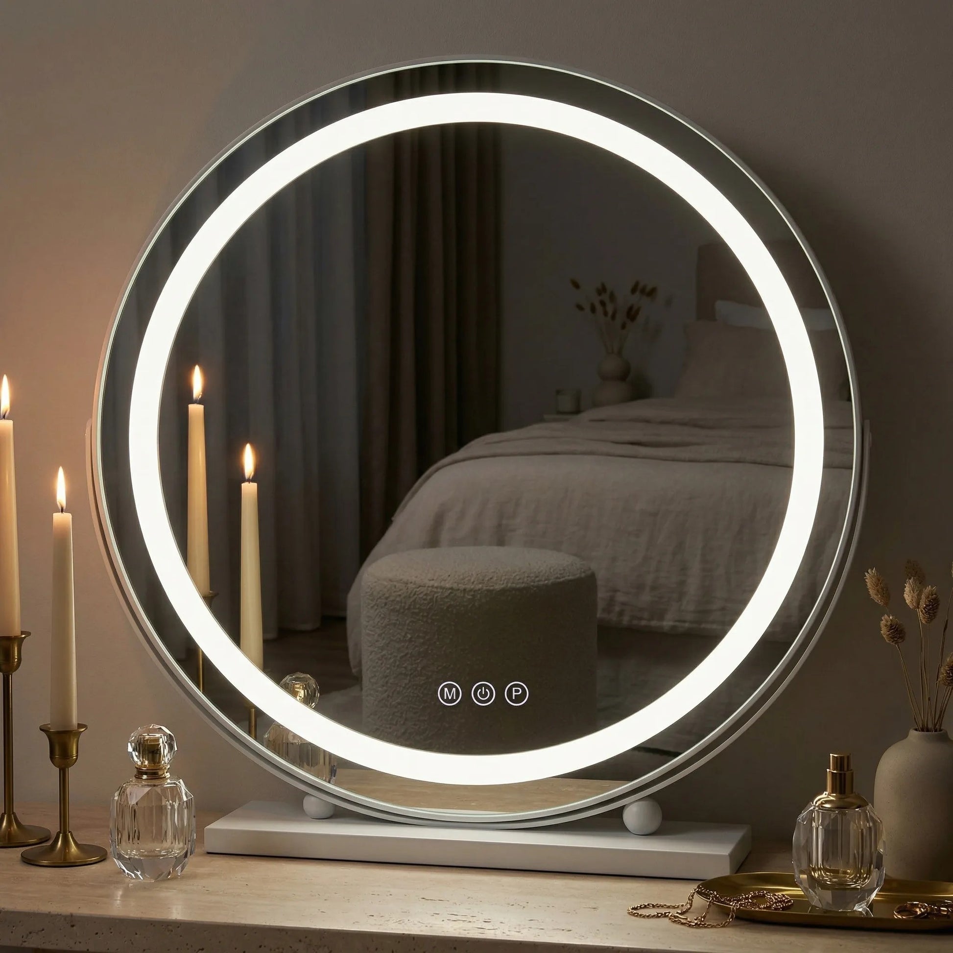 Spiegel LED MAKE-UP White 50 cm  6