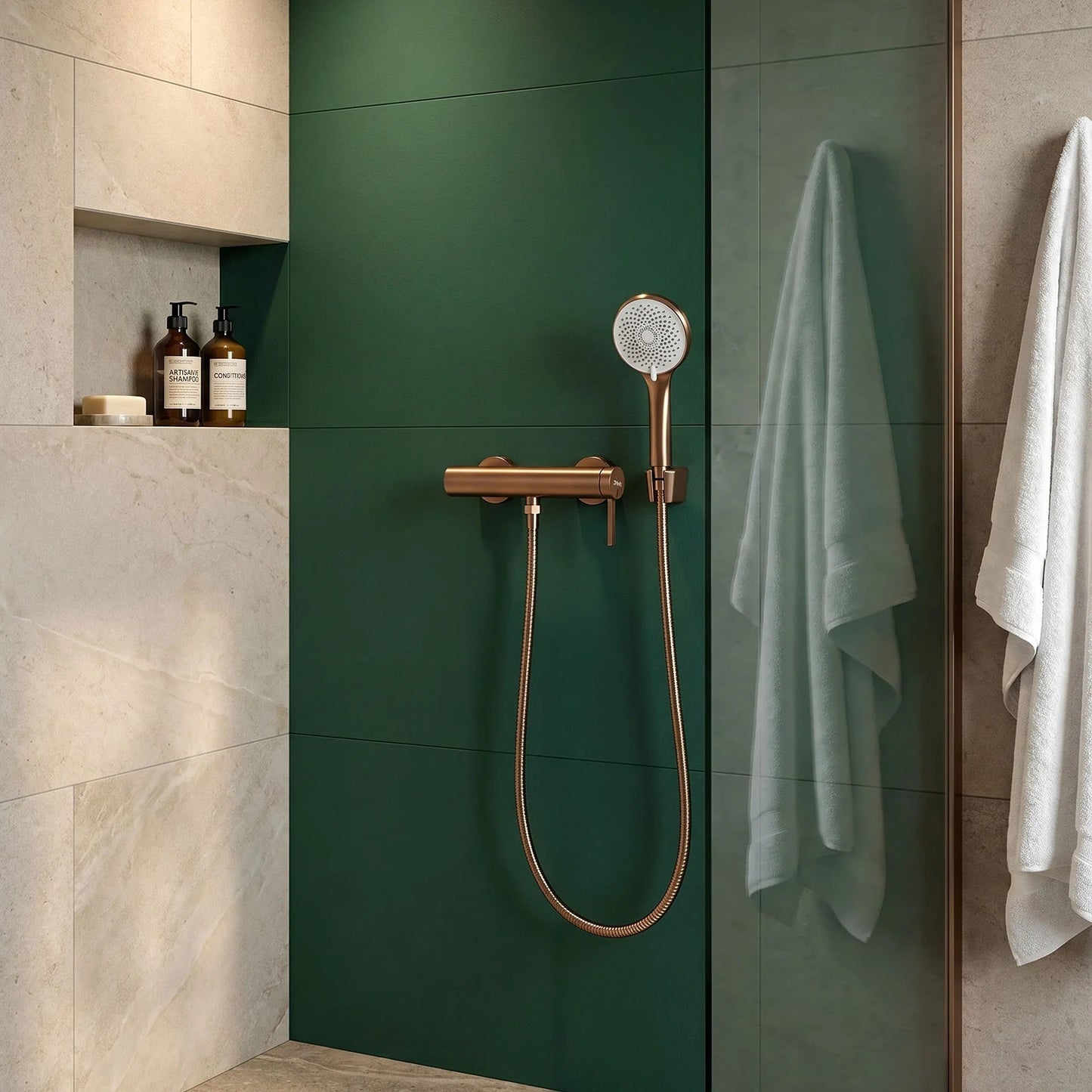 Duscharmatur REA Rivo Brush Copper  6