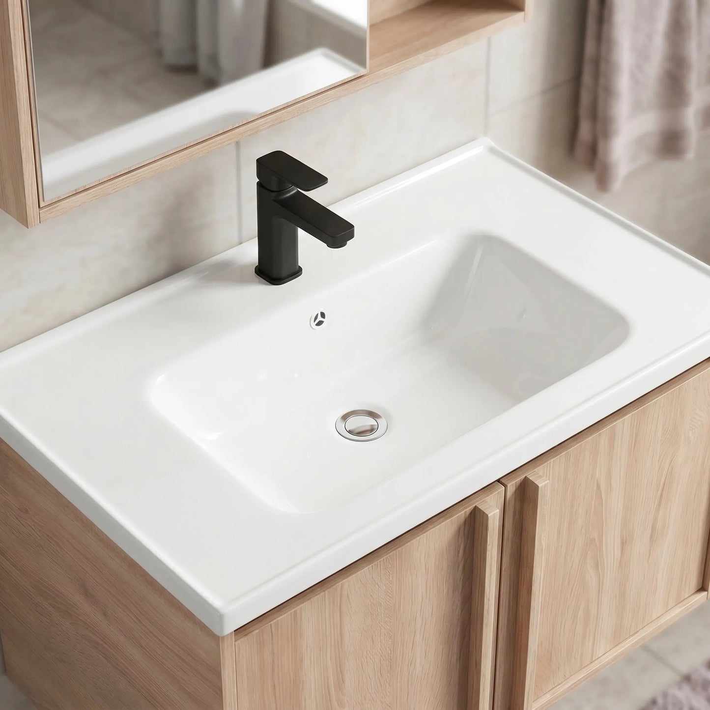 Badezimmermöbel-Set mit Waschbecken Gama T25023 BXM 70CM  6