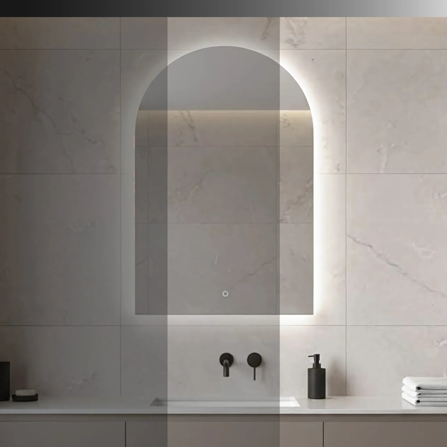 Spiegel LED 90x60cm TOP-1  6