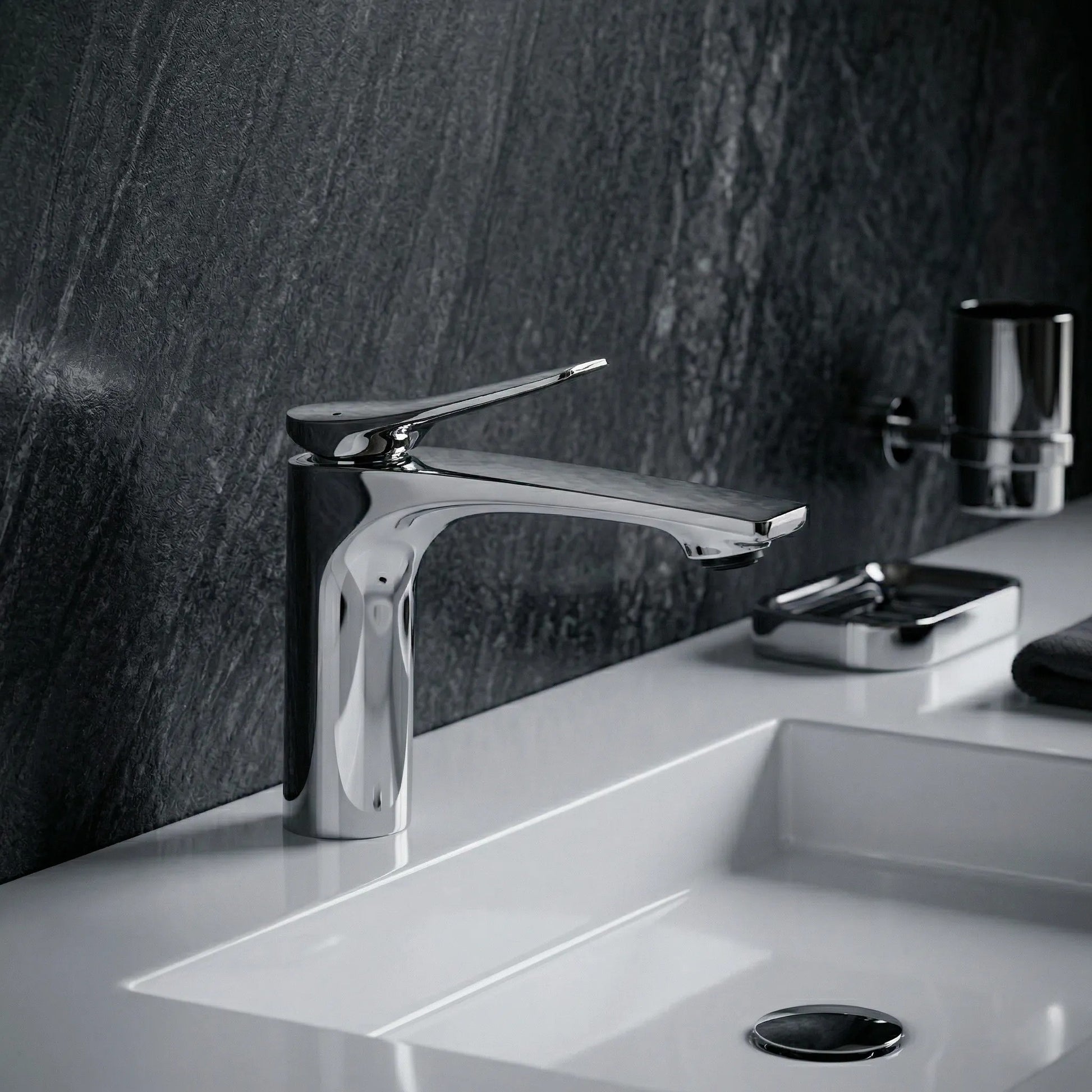 Waschbeckenarmatur PREMIUM Rea Vision Chrome Low  6