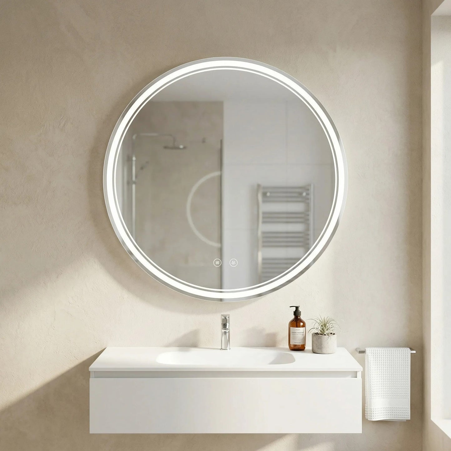 Spiegel LED SOFT 100  6