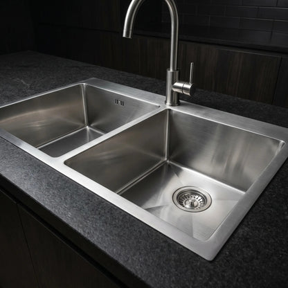 Edelstahlspüle REA Joel BRUSH STEEL ohne Küchenarmatur 6
