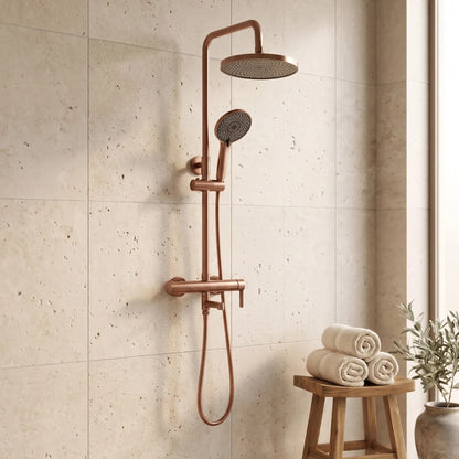 Duschset Rea Arcos brush copper  6