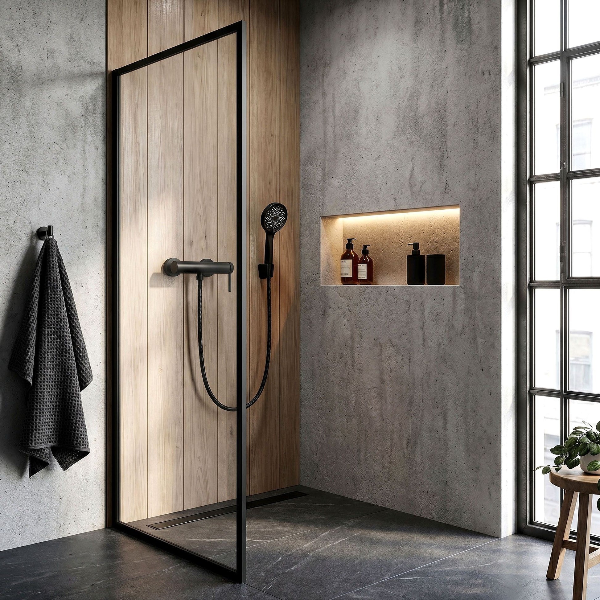 Duscharmatur REA Rivo Black  6