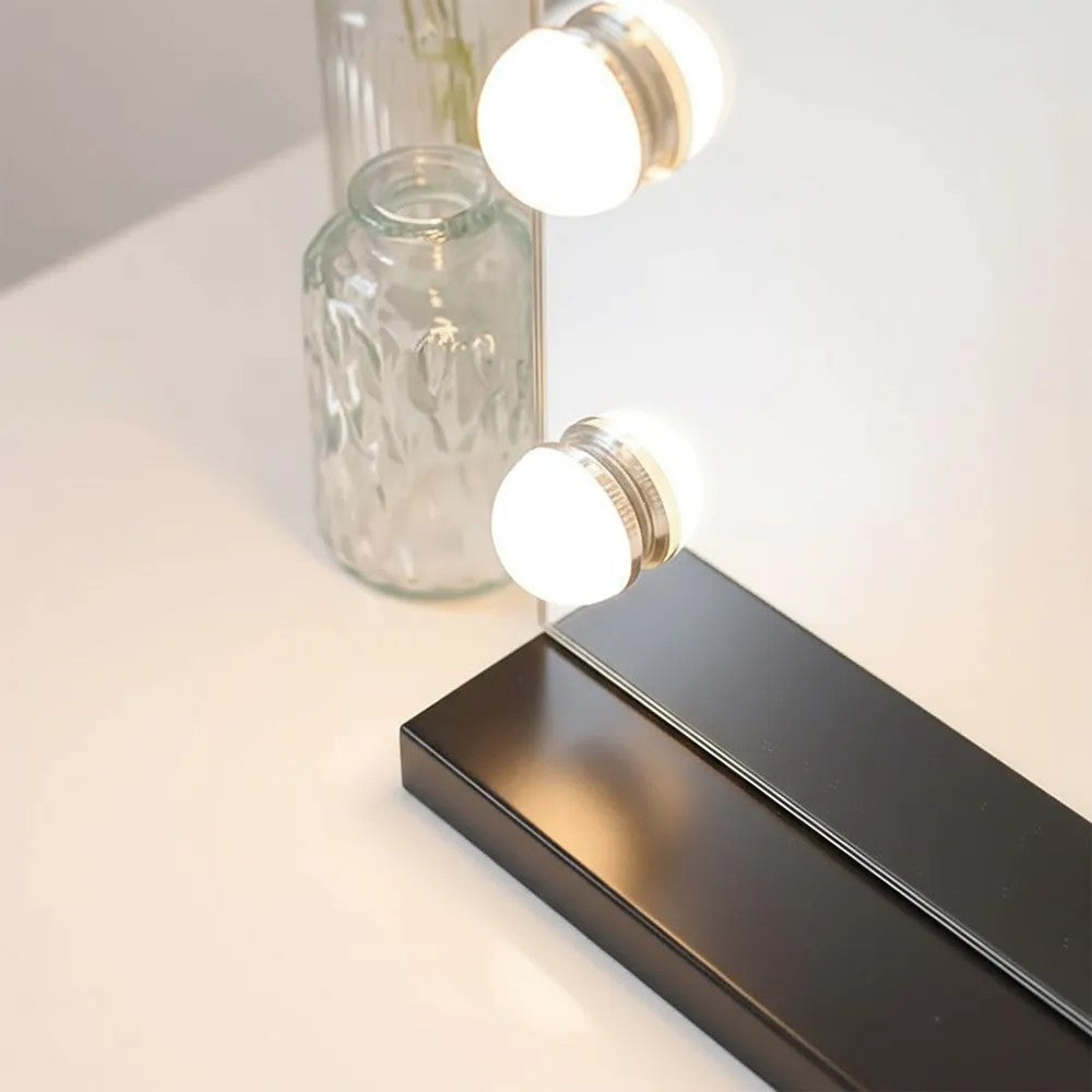 Spiegel LED HOLLYWOOD Black  6