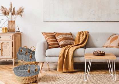 Natürlicher Boho-Korb YT21B-35 6