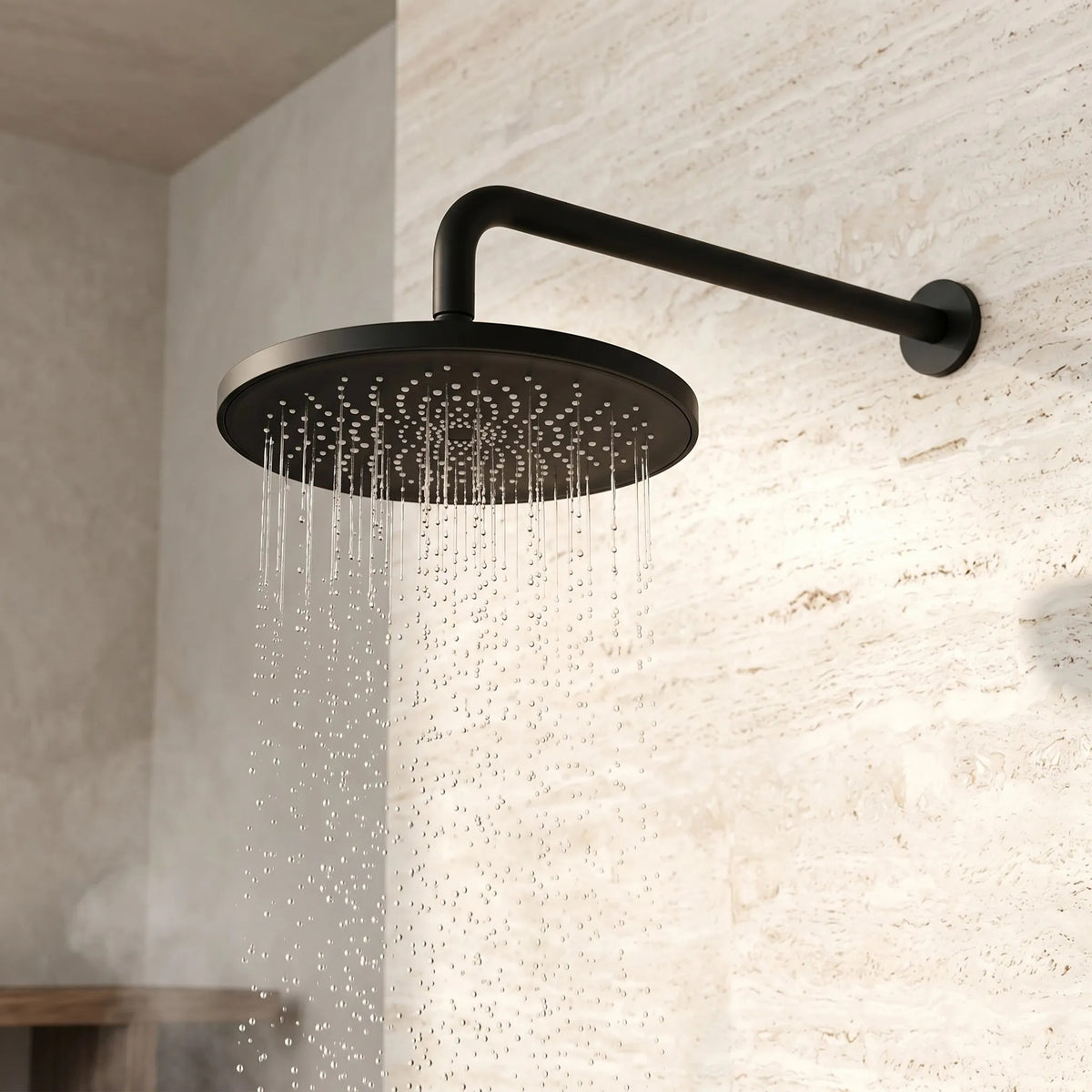 Runde Regendusche REA JS-021B Black 6