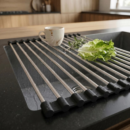 Rollbarer Abtropfständer Für Spüle REA P12298 Black 6