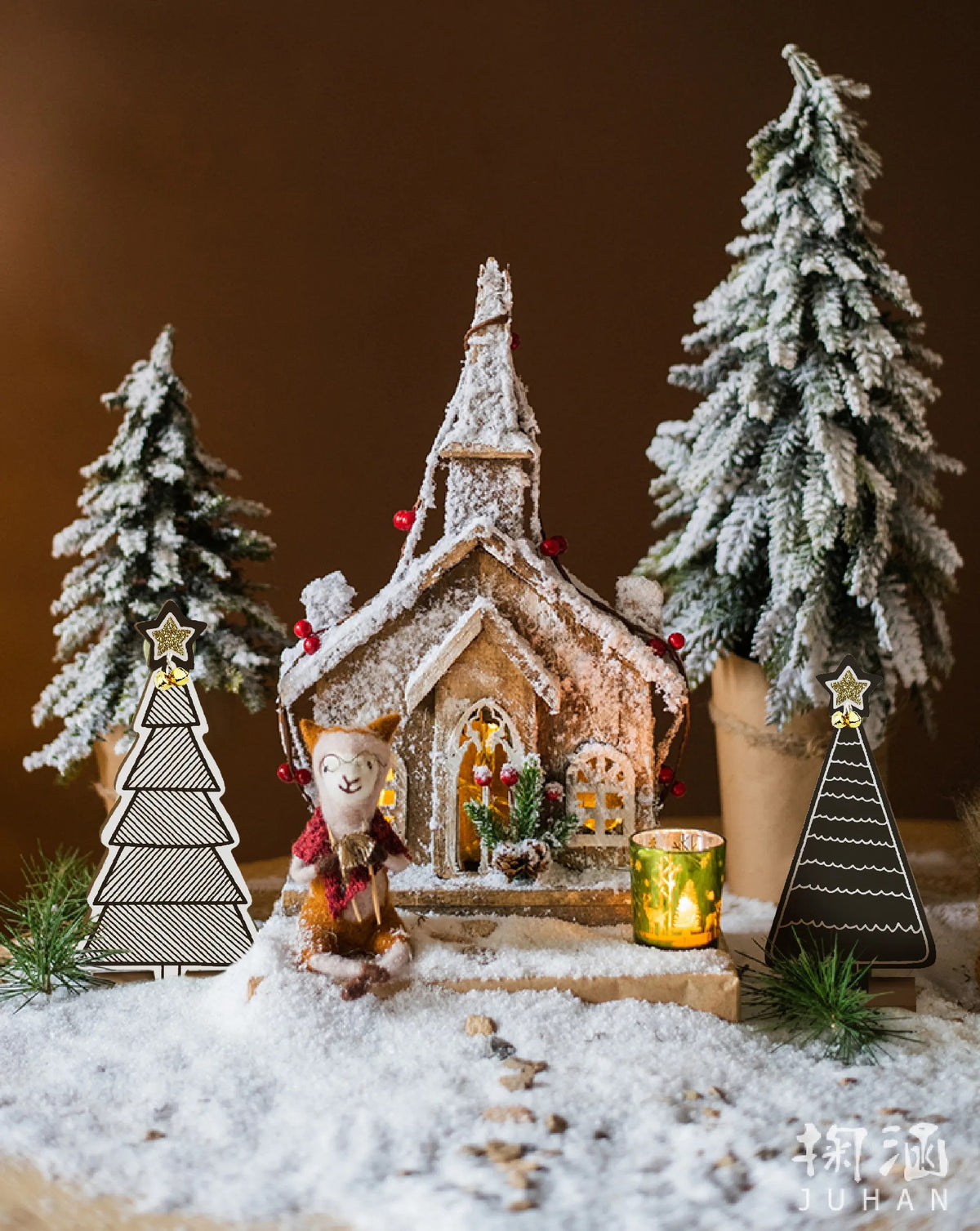 Weihnachtsdekoration Black KL-21X14 6
