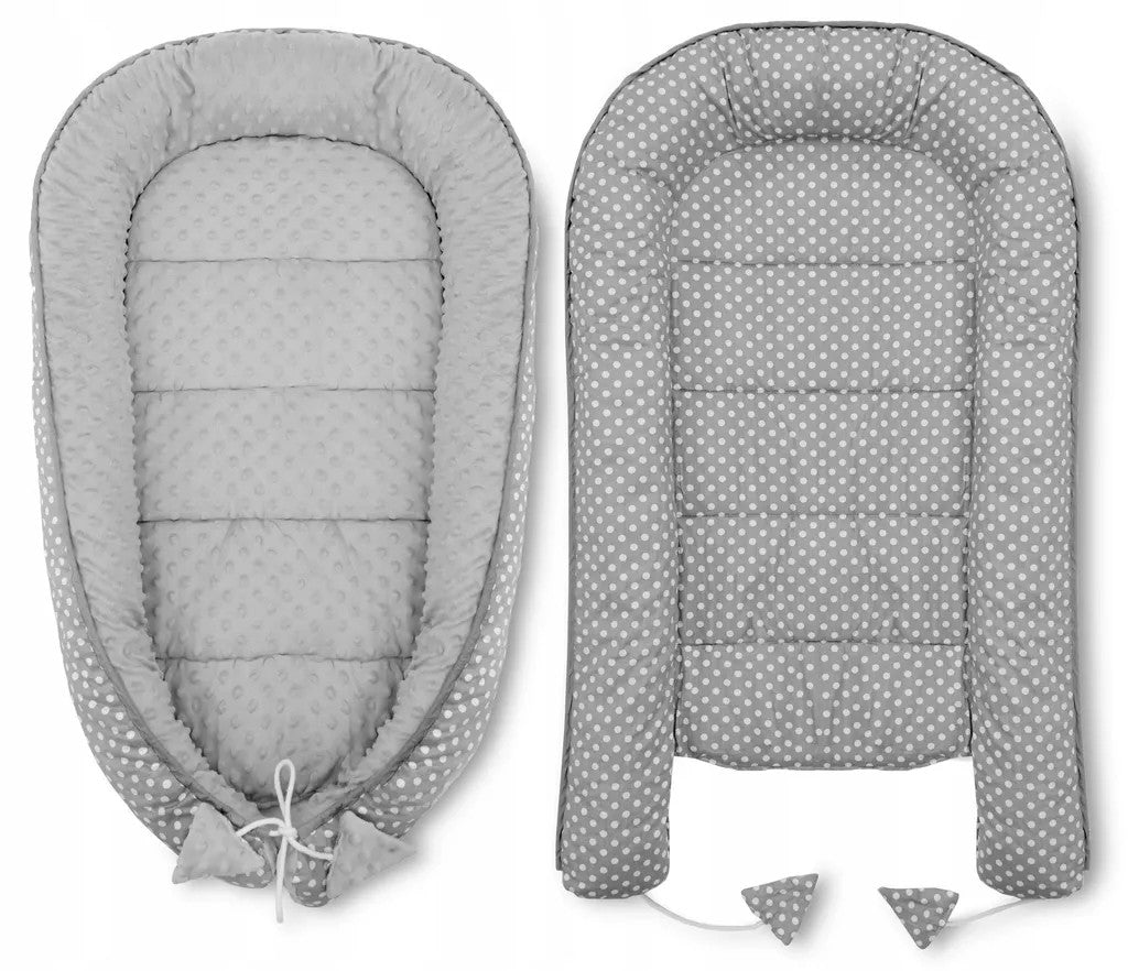Baby Nestschen Matratze,Kissen,Decke 5in1 Jungle Blue 6