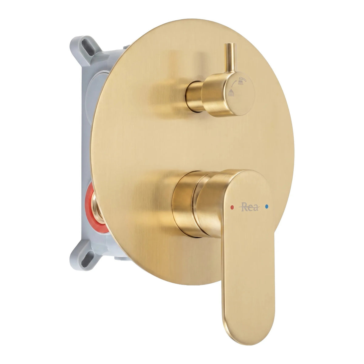 Unterputz Duschset Rea Drop Brush Gold + BOX 6