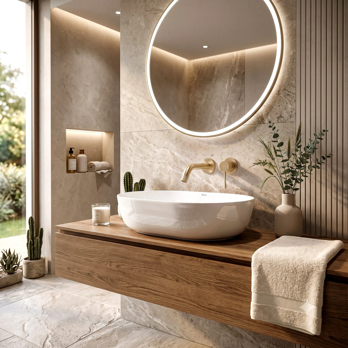 Aufsatzwaschbecken CLEO 50 White – REA 6