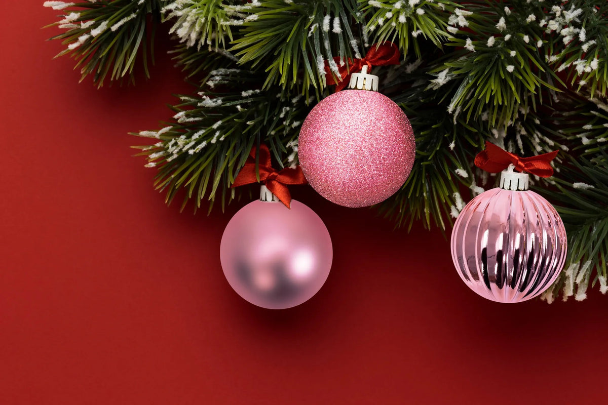 Christbaumkugeln 311433 ROSE RED 6