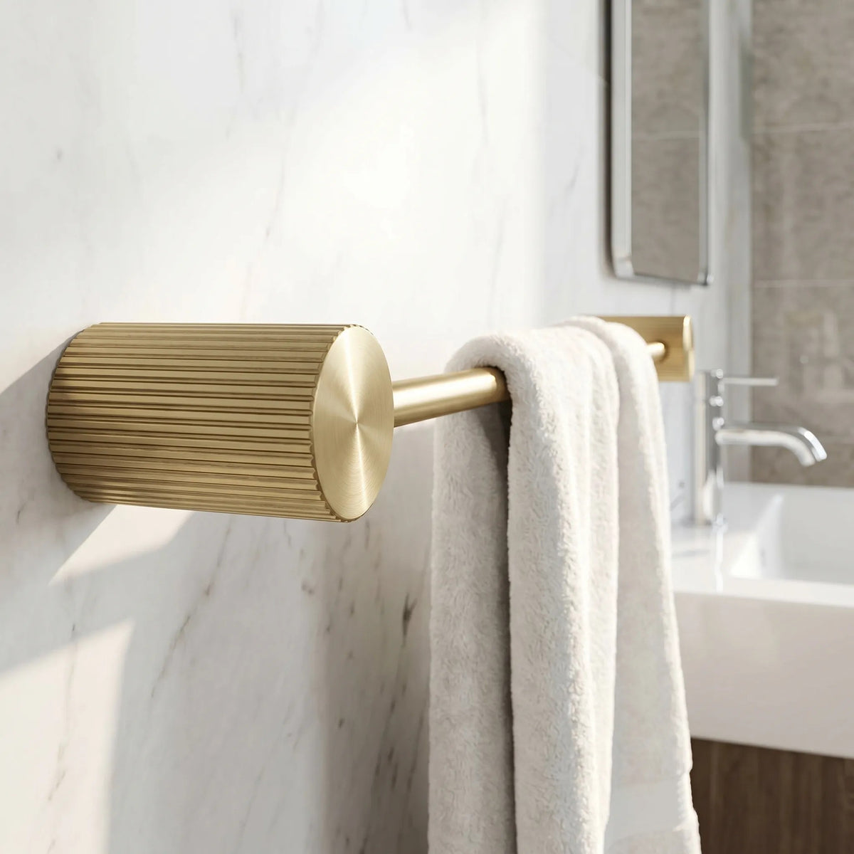 Badezimmer-Aufhänger 64101 SOLO Brush Gold 6