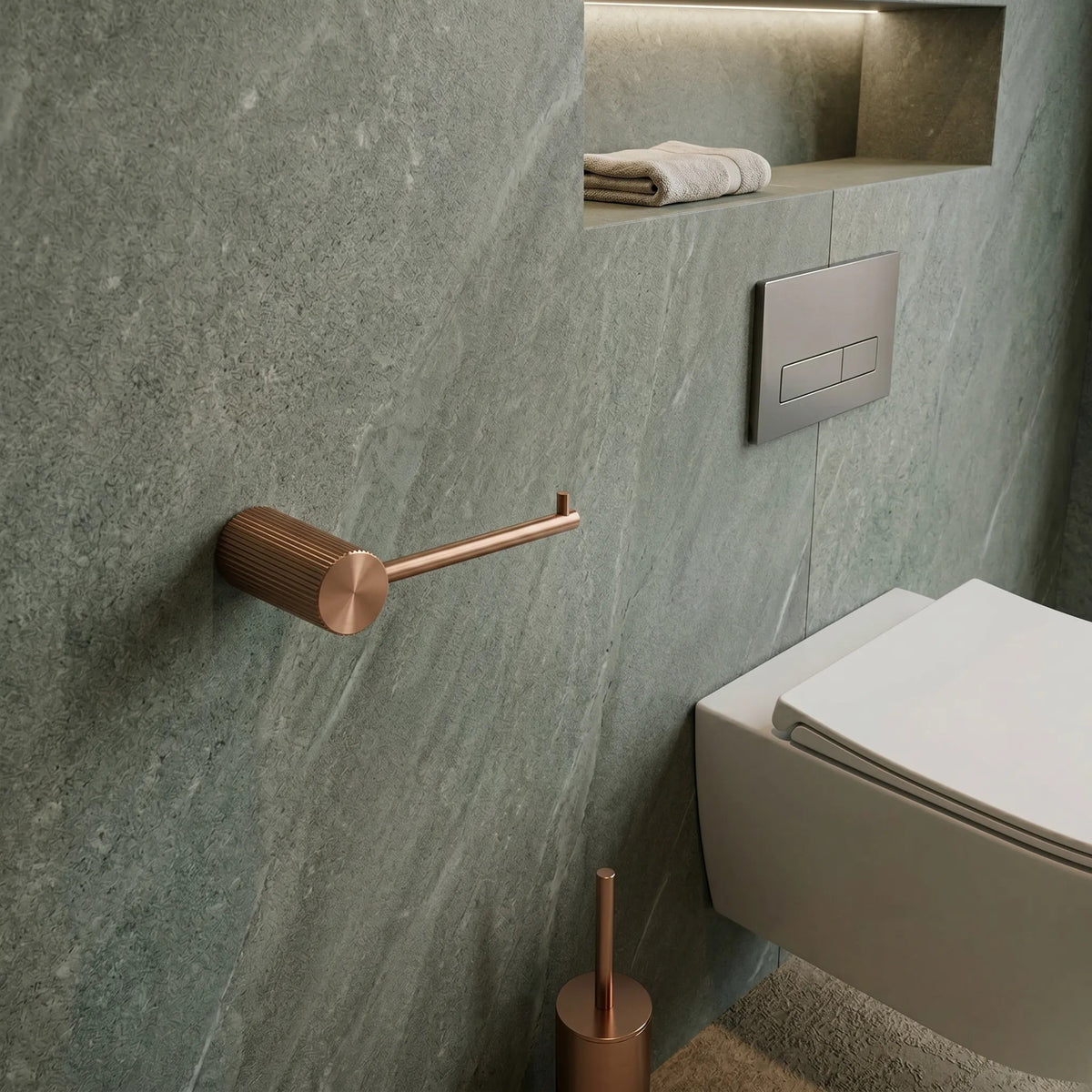 Halter Für Toilettenpapier 64105 SOLO Brush Copper 6