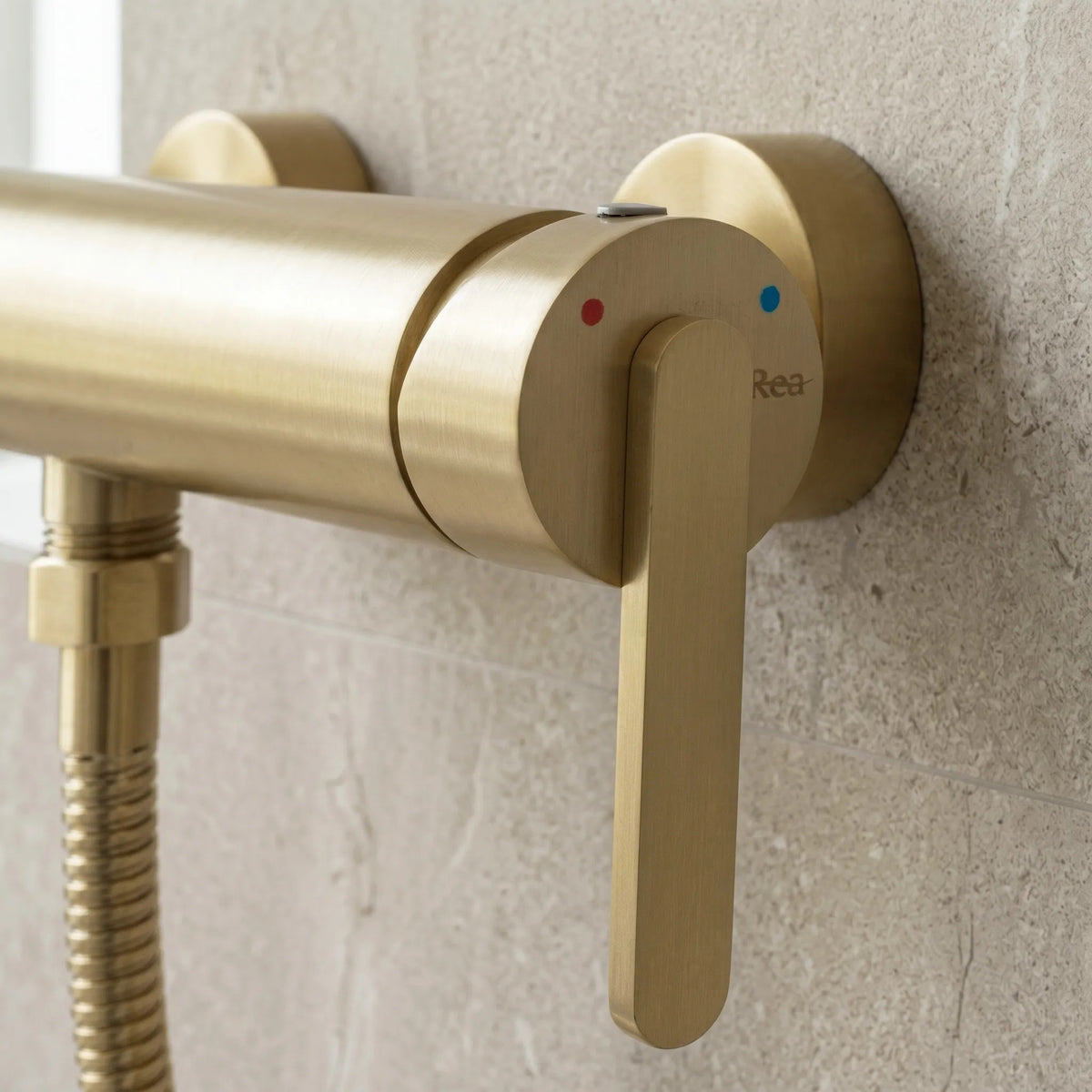 Badewannenarmatur REA Ontario Side Brush Gold 6