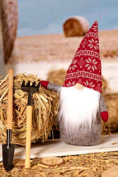 Weihnachtszwerg 50cm RED/GREY YX-019 6