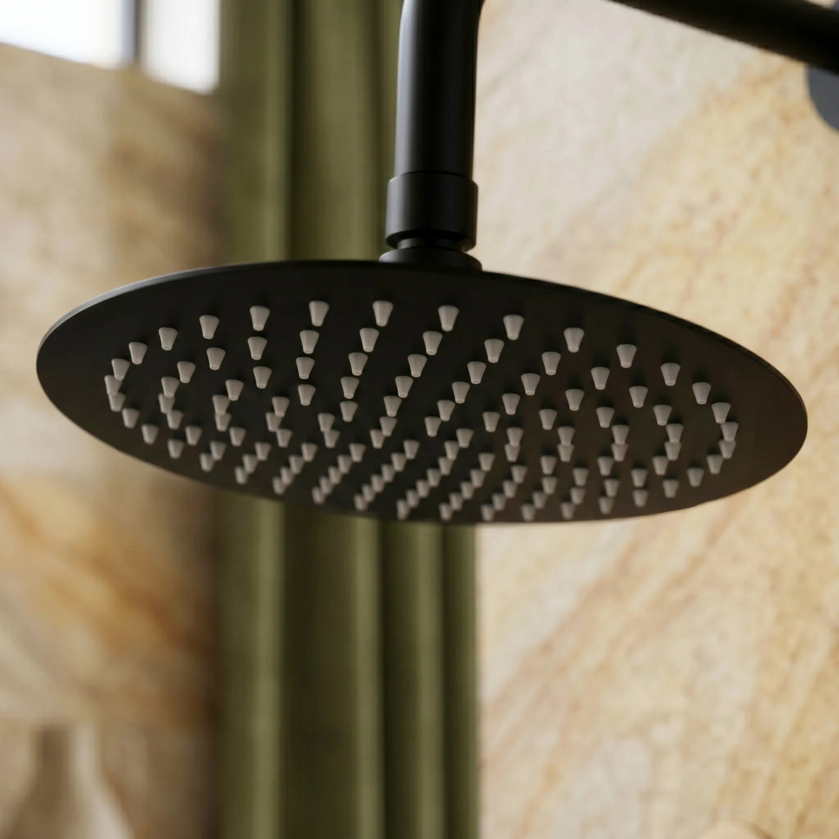 Runde Regendusche REA JS-P014B 25cm Black 6