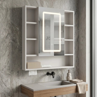 LED-Spiegelschrank Rea Luna 70x80cm 6