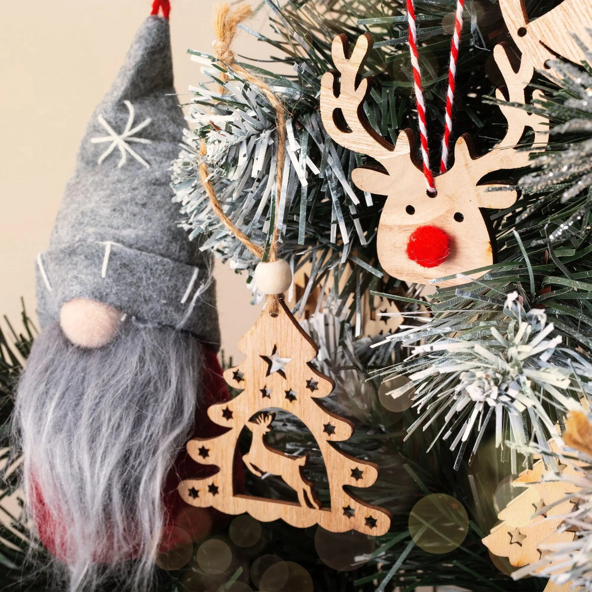 Christbaum Schmuck Reindeer 9 Stk 6