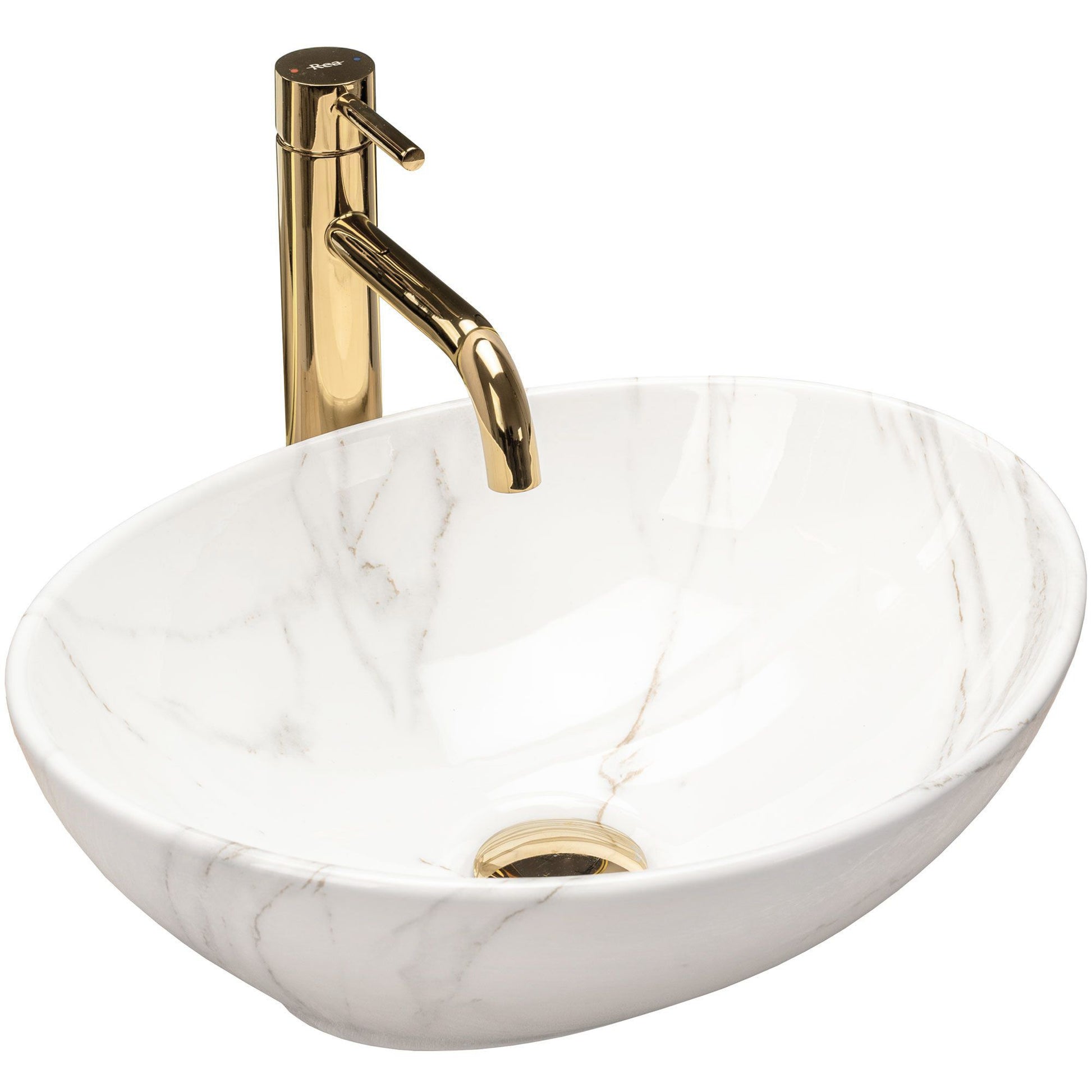 Aufsatzwaschbecken Rea Sofia Shiny Aiax 1