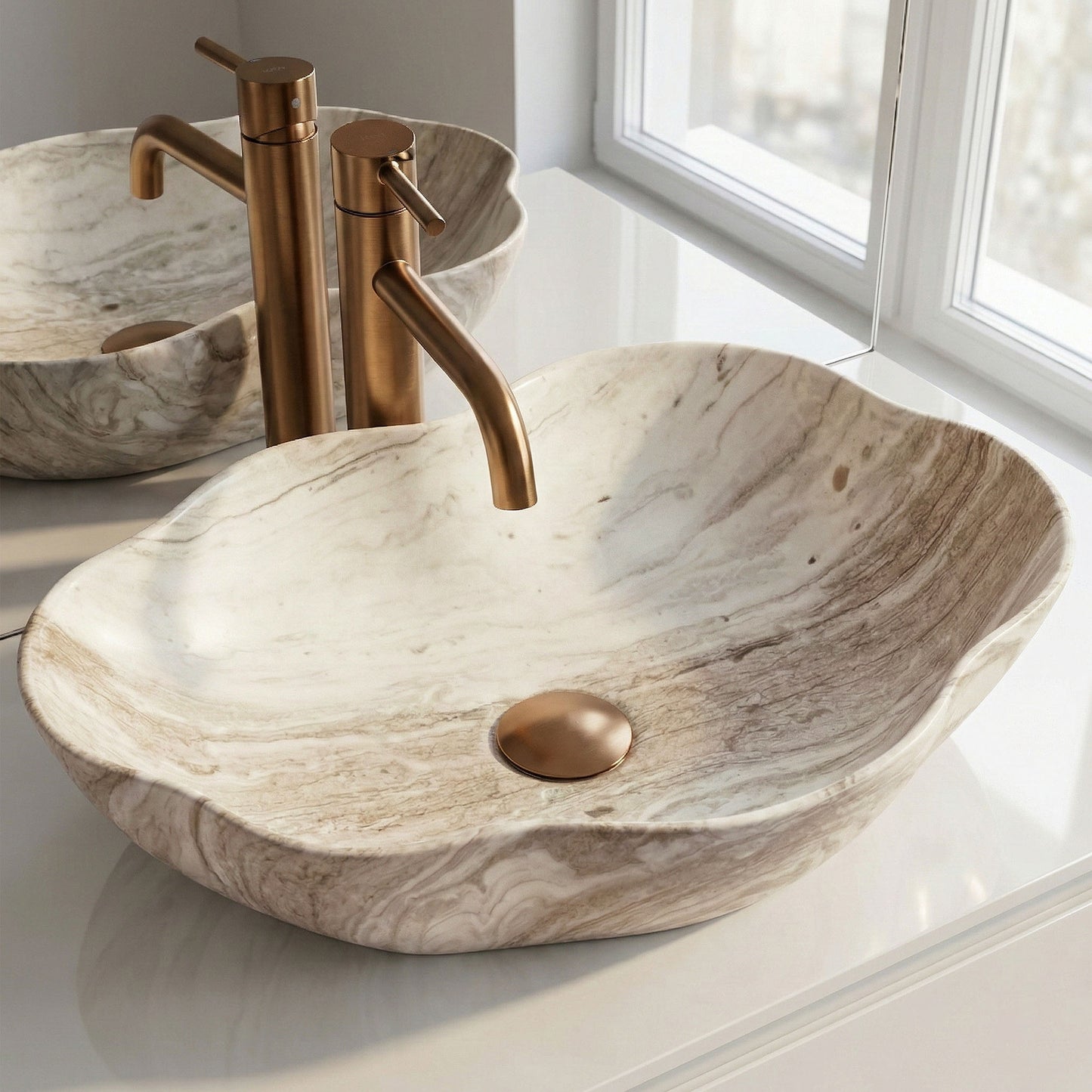 Aufsatzwaschbecken Rea Pearl Saturn  4