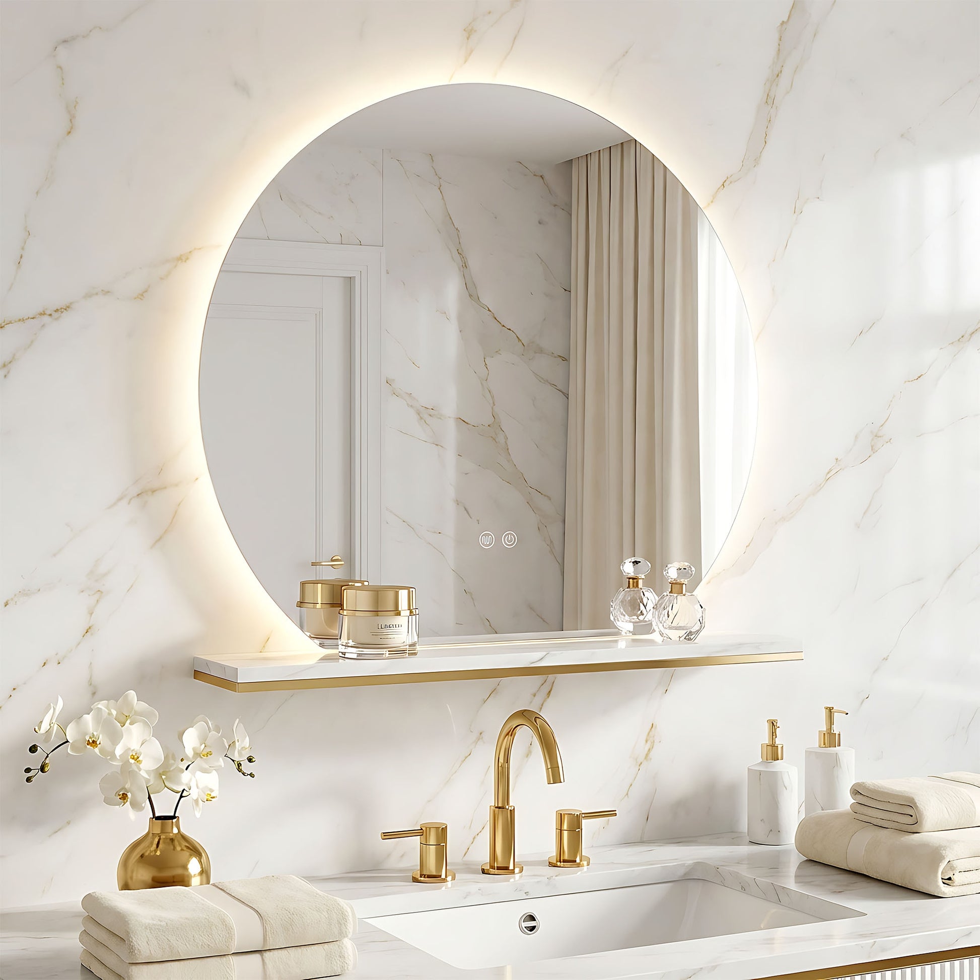 Spiegel LED 100cm Fabio  7
