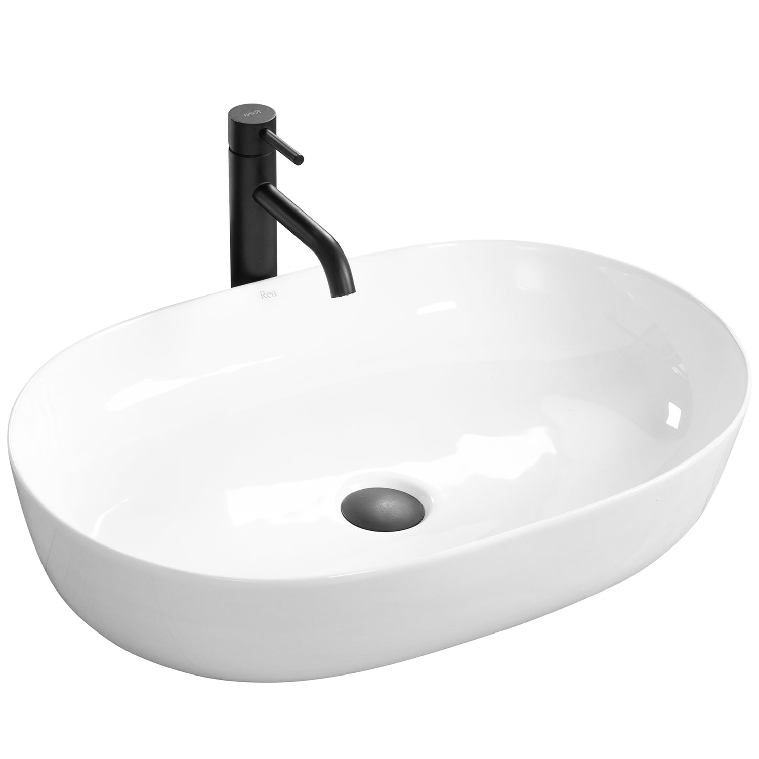 Aufsatzwaschbecken CLEO white – REA  1