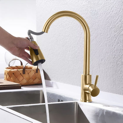Küchearmatur REA CROSS BRUSH GOLD  2