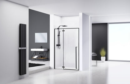 Duschtür FARGO BLACK MAT 120  2