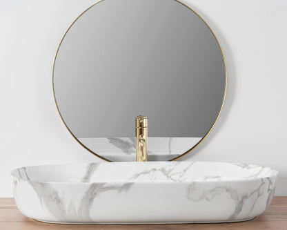 Aufsatzwaschbecken REA CLEO 81 Shiny Marmo 4