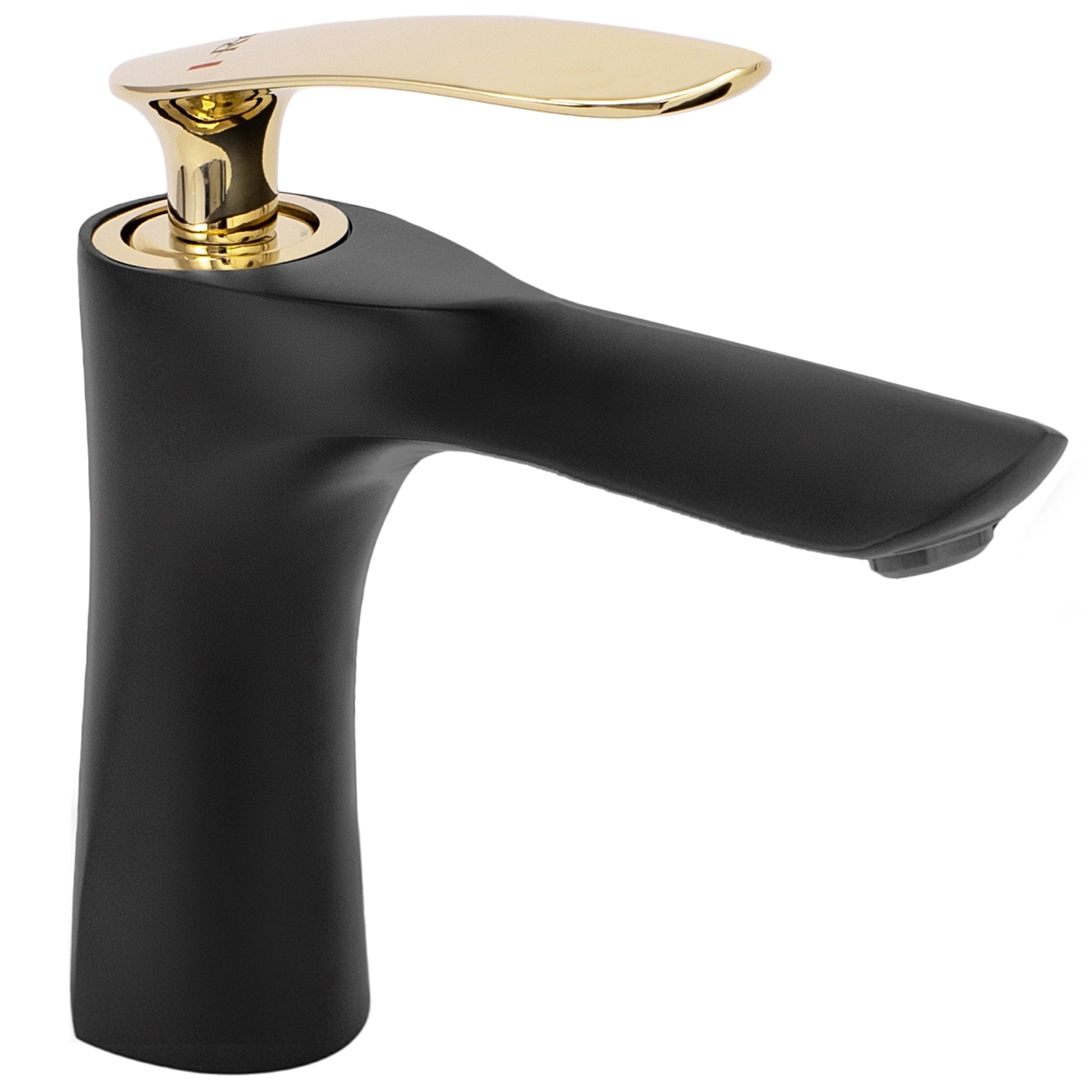 Waschbeckenarmatur Rea Orbit Black Gold low  4