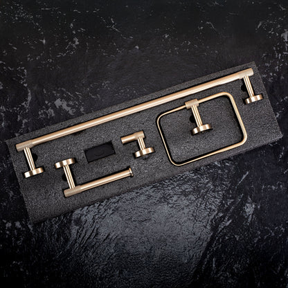 Badezimmer-accessoire-set Grid Brush Gold 4-teilig  7