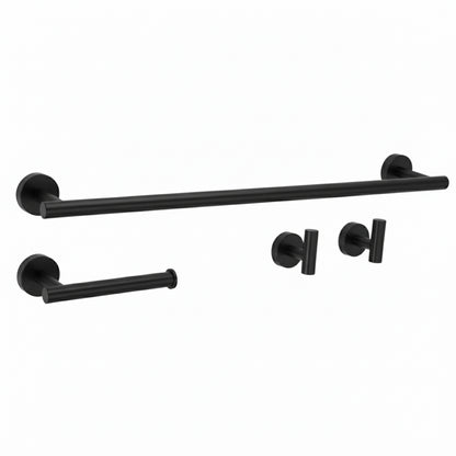 Badezimmer-accessoire-set Ari Black 4-teilig  2
