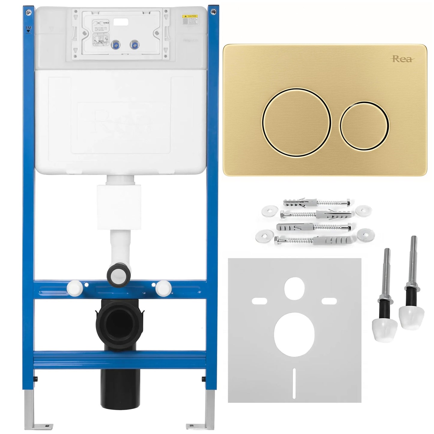 Vorwandelement Für Wc K011a-q Rea I Brush Gold  1