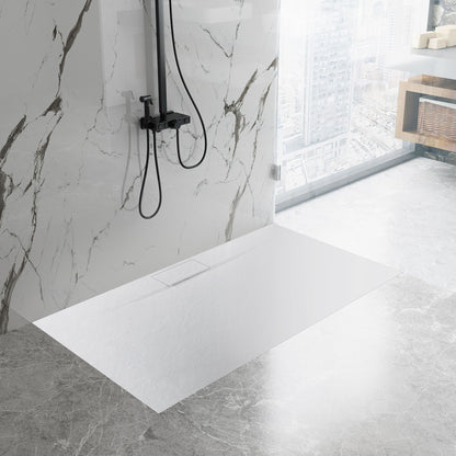 Duschtasse Bazalt Long White 80x120  4