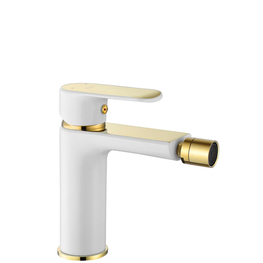 Bidetarmatur Rea Bloom White gold  1