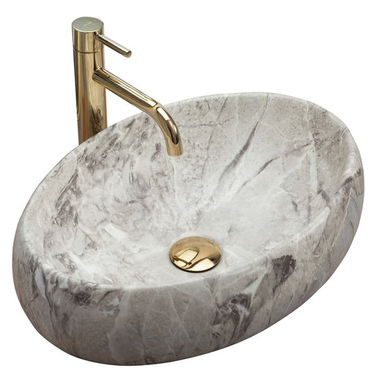 Aufsatzwaschbecken Rea Linda Stone 1