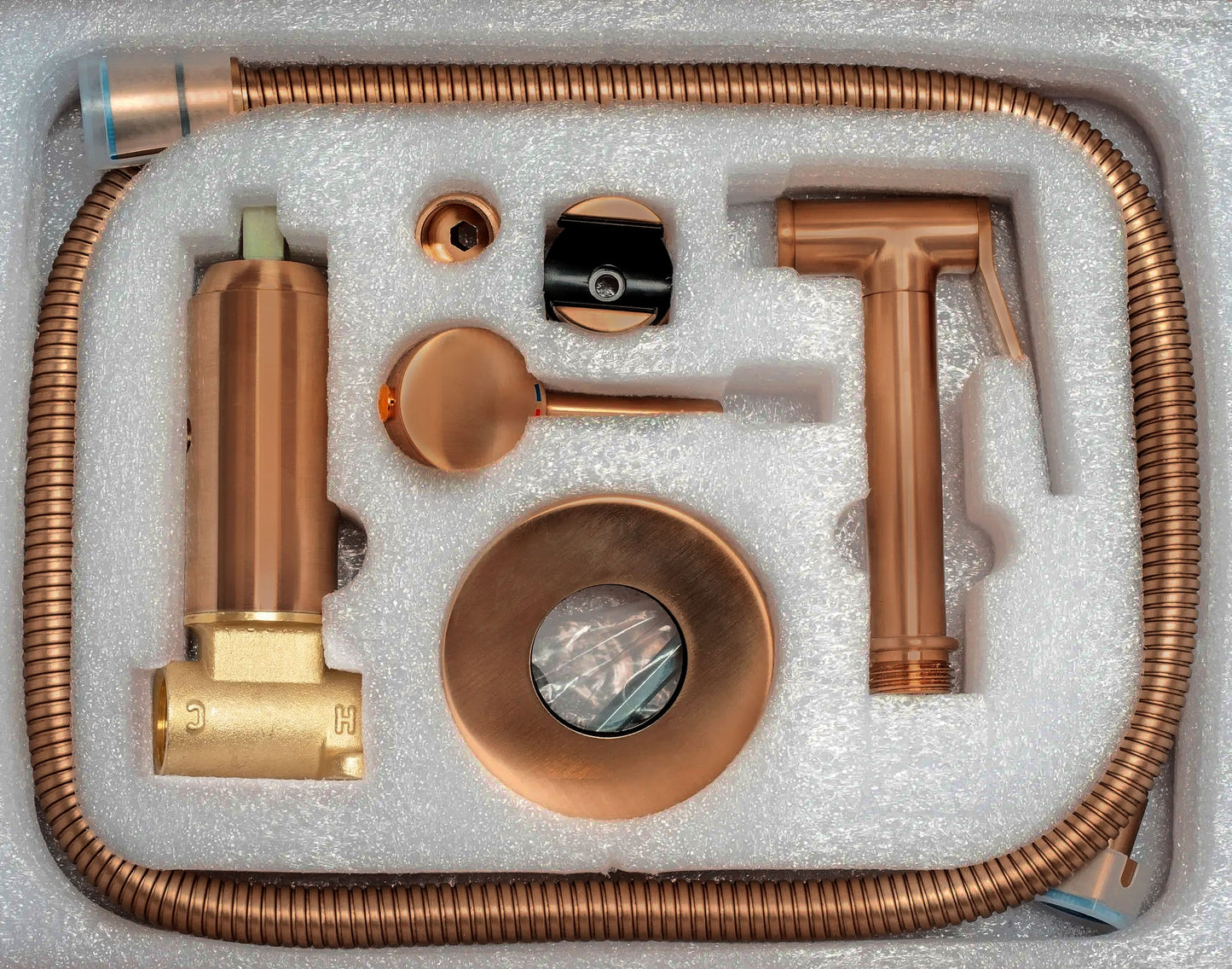 Bidetarmatur  Lungo Loop Copper Brush  7