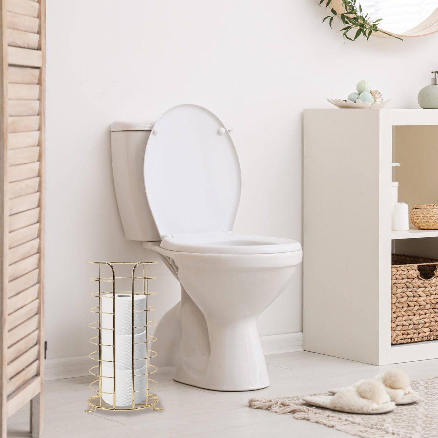 Ständer Für Toilettenpapier Gold P11899  6